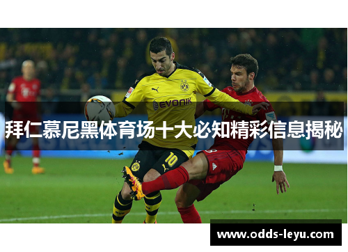 拜仁慕尼黑体育场十大必知精彩信息揭秘